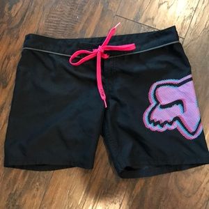 Super cute Fox swim shorts size 7